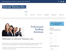 Tablet Screenshot of gerardthomas.com